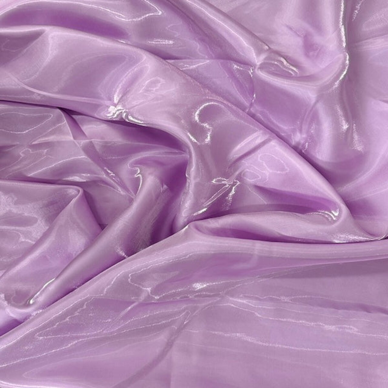 1 Yard Crystalized Reflective Liquid Bridal Satin Fabric Shimmering Polyester Material 59/60 Inch Width